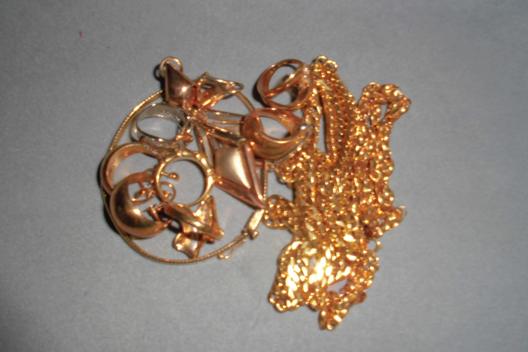 K18金のネックレス・イヤリング・指輪など多数お買取～愛知県日進市より