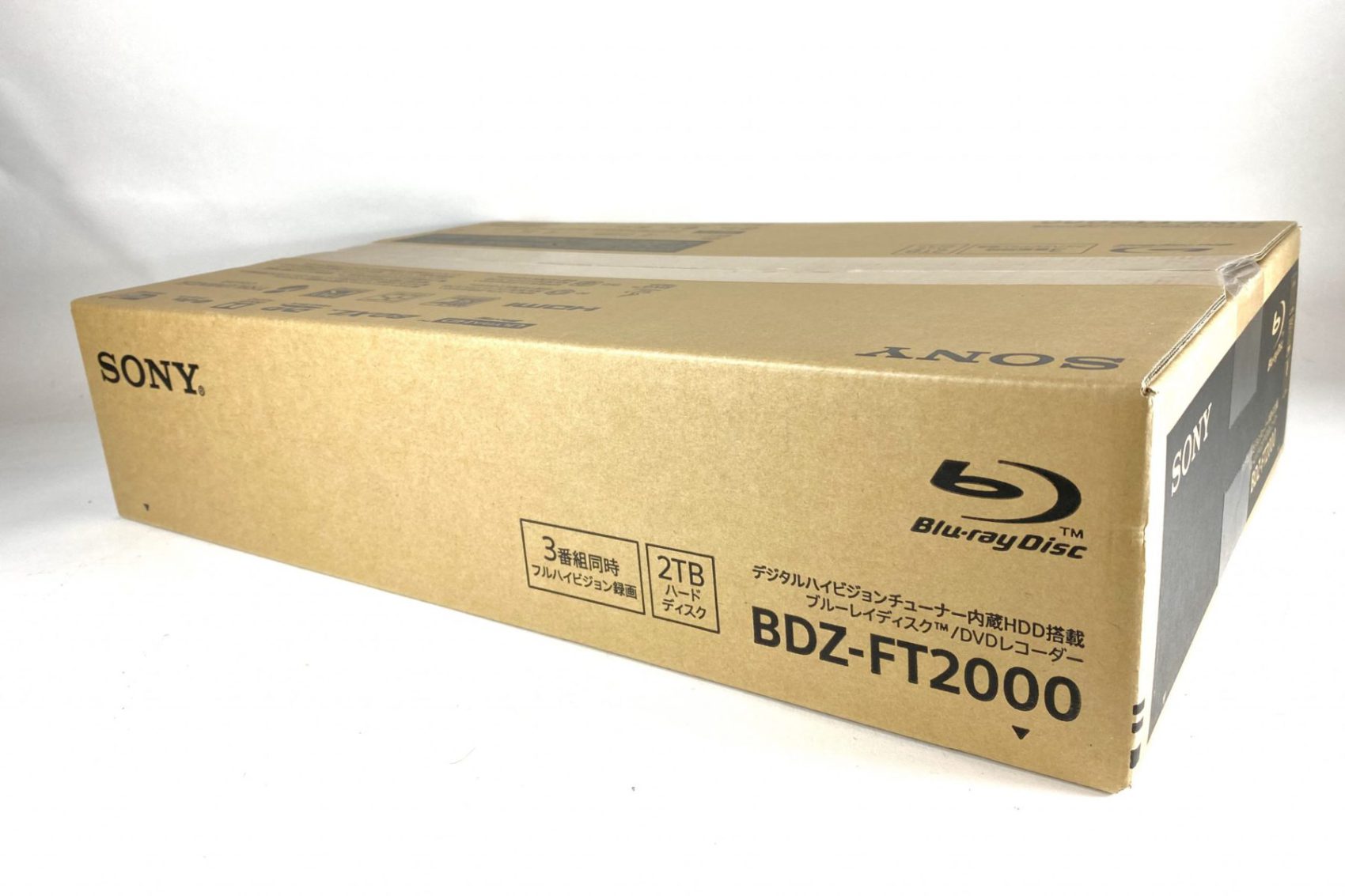 新品 SONYブルーレイディスク買取[価格¥45000]/BDZ-FT２０００ 名古屋市中村区より