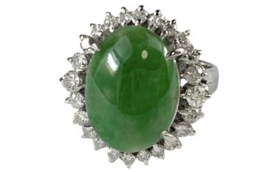 翡翠ヒスイ買取[¥80,000]指輪買取 宝石買取 色石買取