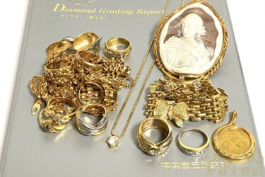 貴金属買取[¥1,235,000]金買取、ダイヤ買取、断捨離、Gold/名古屋の質屋かね丈質店
