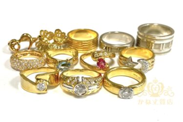 貴金属買取[¥428,000]指輪、ダイヤ、金、プラチナ、断捨離/名古屋の質屋かね丈質店