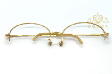 金買取[¥84,000]ゴールド買取、金製メガネ買取/質屋名古屋かね丈質店